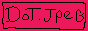 hot pink rectangle with crudely drawn black text saying dot.jpeg